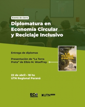 Elbio Woeffray presenta su libro La Terra Preta en la UTN Paraná