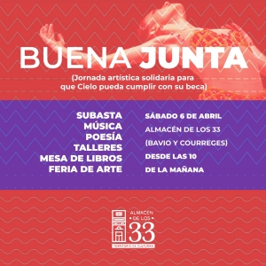 Jornada artística y solidaria &quot;Buena Junta&quot; en el Almacén de los 33