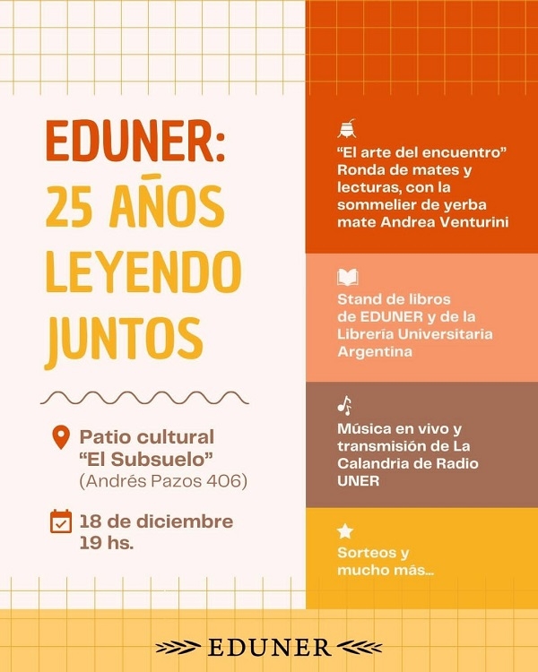 Festejos por el 25º aniversario de la EDUNER